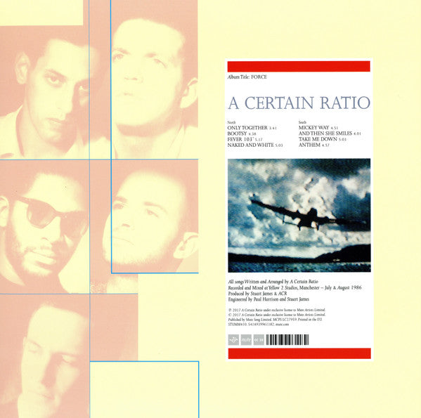 A Certain Ratio : Force (LP, Album, Ltd, RE, Yel)