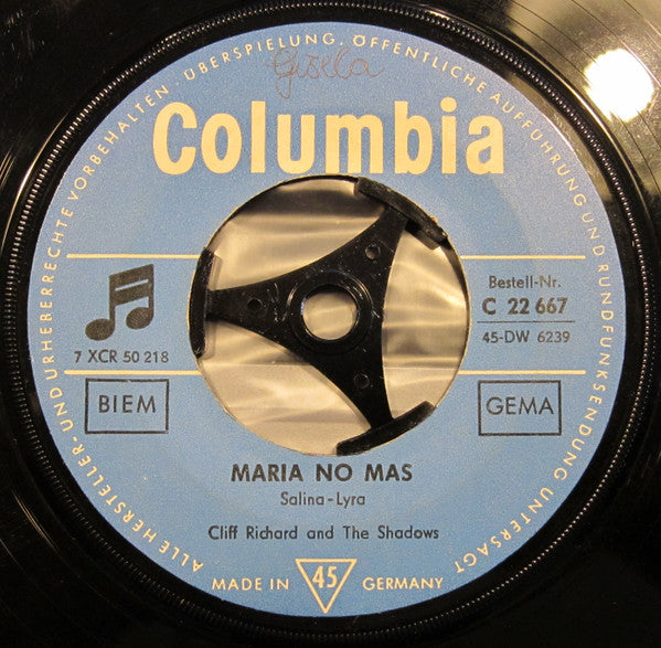 Cliff Richard : Maria No Mas / Spanish Harlem (7", Single)
