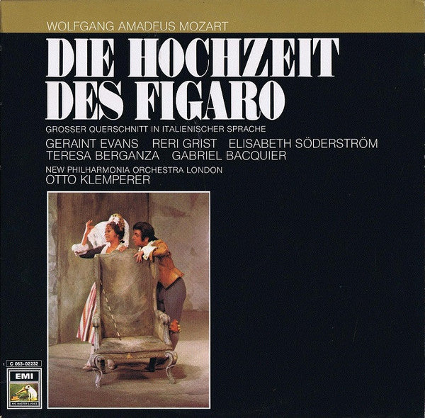 Wolfgang Amadeus Mozart, Otto Klemperer, New Philharmonia Orchestra : Die Hochzeit Des Figaro - Grosser Querschnitt (LP)