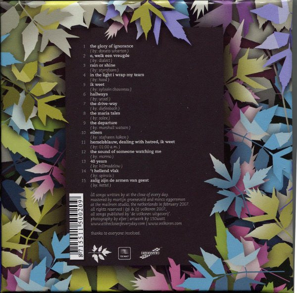 At The Close Of Every Day : Leaves You Puzzled (CD, Album, Ltd)