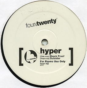 DJ Hyper : Shock Proof (12", Promo)