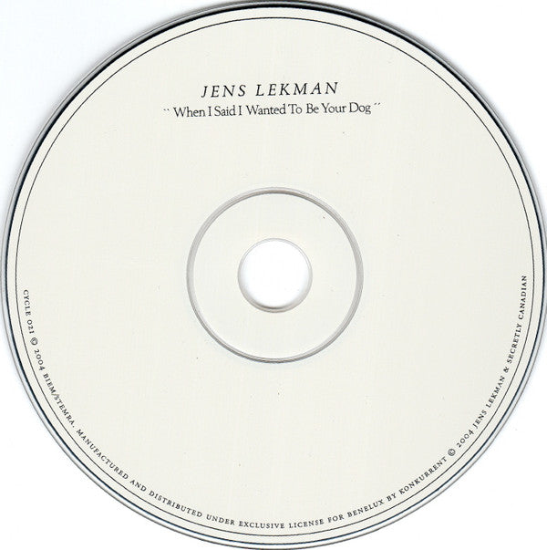 Jens Lekman : When I Said I Wanted To Be Your Dog (CD, Album)