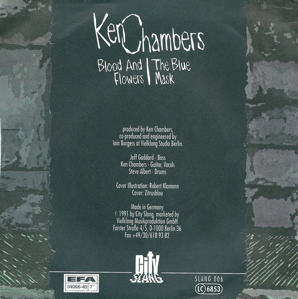 Ken Chambers : Blood And Flowers (7", Single)