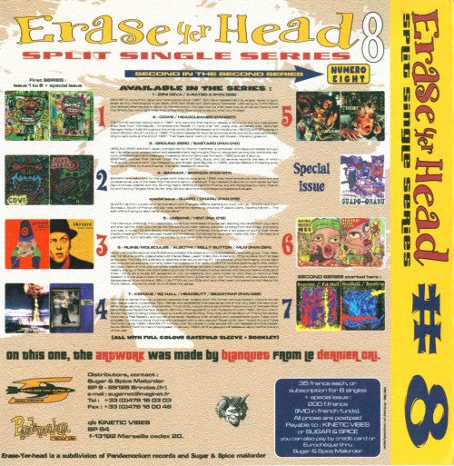 Burning Heads / Marshes* : Erase Yer Head # 8 (7", Single)