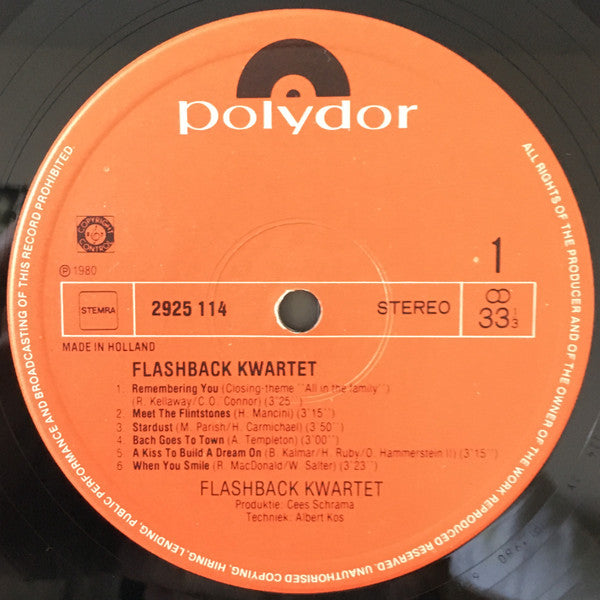 Flashback Quartet : Flashback Kwartet (LP, Album)