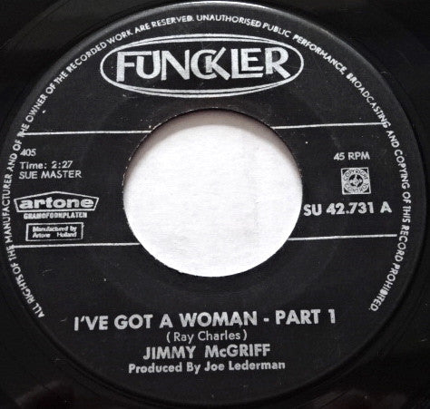 Jimmy McGriff : I've Got A Woman (7", Single)