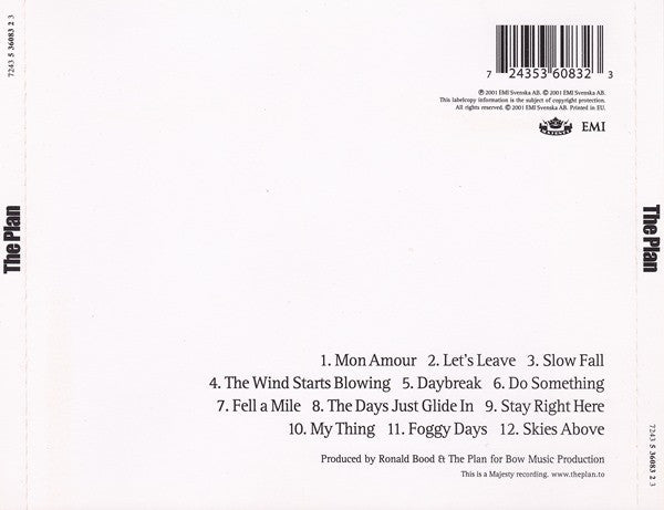 The Plan (2) : The Plan (CD, Album)