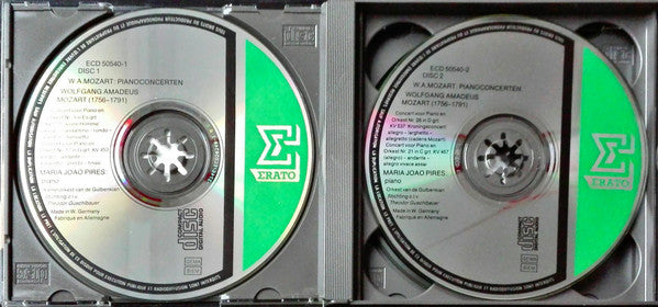 Maria-João Pires, Wolfgang Amadeus Mozart : Pianoconcerten (3xCD)