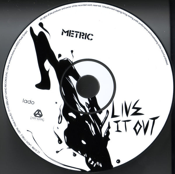 Metric : Live It Out (CD, Album, Enh, Dig)