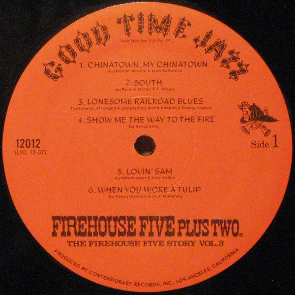 Firehouse Five Plus Two : The Firehouse Five Story, Vol. 3 (LP, Mono, RE)