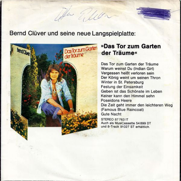 Bernd Clüver : Bevor Du Einschläfst... Tausend Kleine Sterne (7", Single)