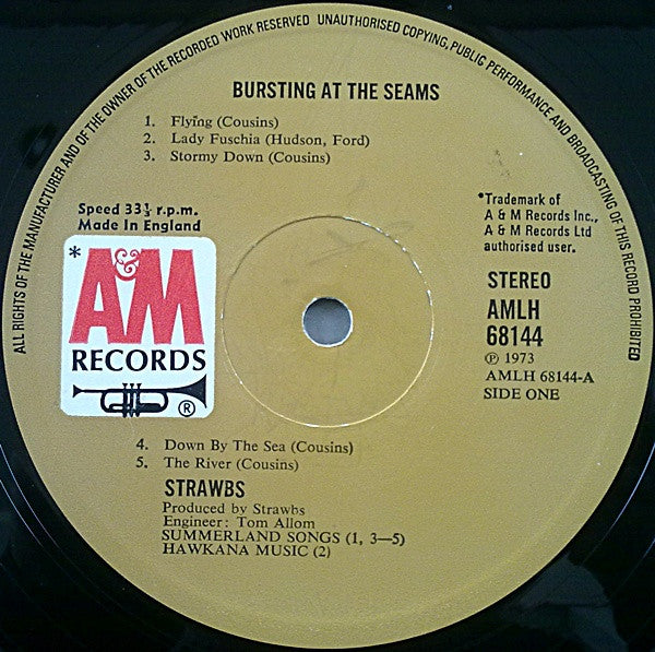 Strawbs : Bursting At The Seams (LP, Album)