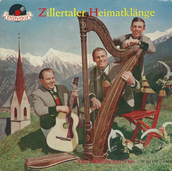 Finkenberger Trio : Zillertaler Heimatklänge (7", EP, Mono)