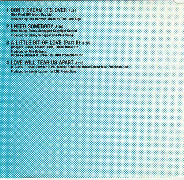 Paul Young : Don't Dream It's Over (CD, Maxi)