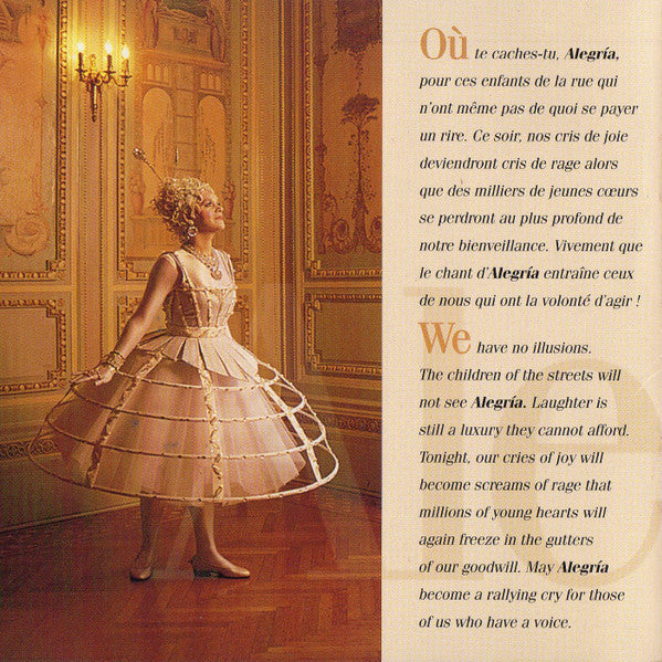 Cirque Du Soleil : Alegría (CD, Album)