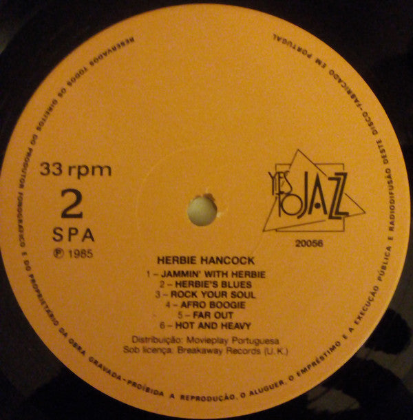 Herbie Hancock : Hot And Heavy (LP)