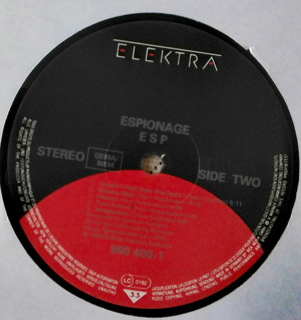 Espionage (4) : E S P (LP, Album)