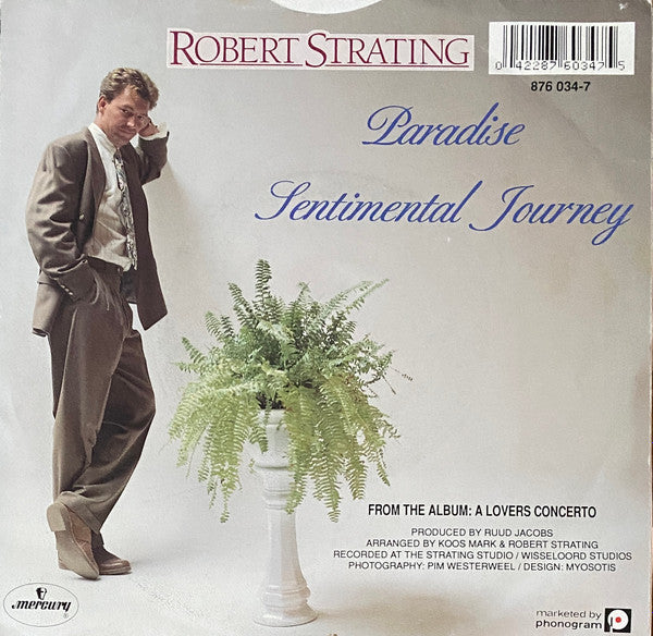 Robert Strating : Paradise/Sentimental Journey (7", Single)
