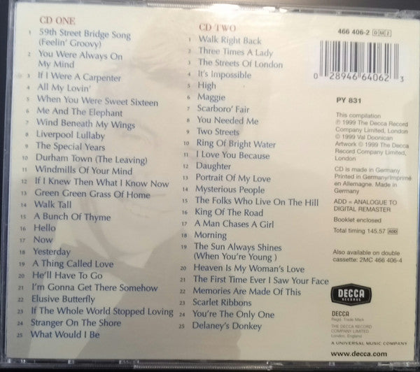 Val Doonican : His Special Years (2xCD, Comp)