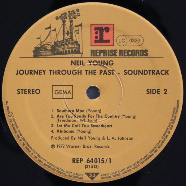 Neil Young : Journey Through The Past (Original Soundtrack Recordings) (2xLP, Comp)