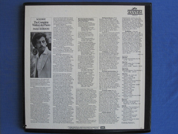 Franz Schubert, Paolo Bordoni : The Complete Waltzes for Piano (3xLP, Album + Box)