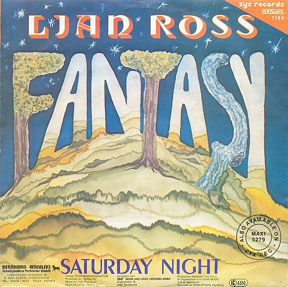 Lian Ross : Fantasy (7", Single)