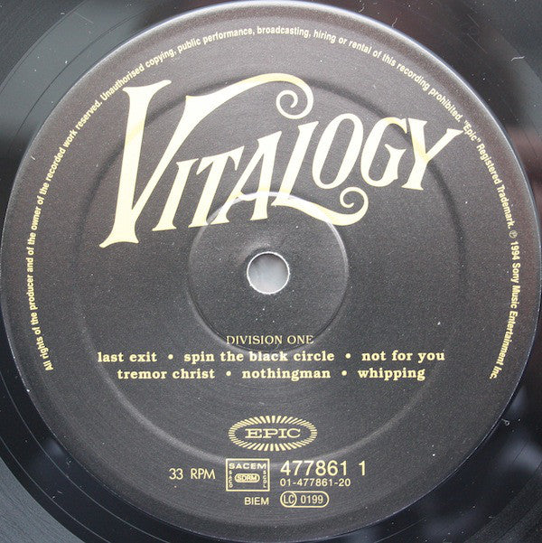 Pearl Jam : Vitalogy (LP, Album)