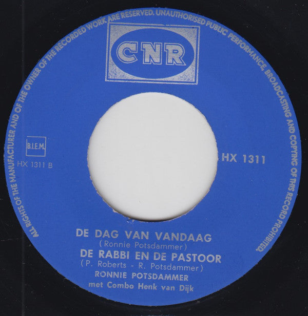 Ronnie Potsdammer : Zingt Voor Alle Gezindten (7", EP)