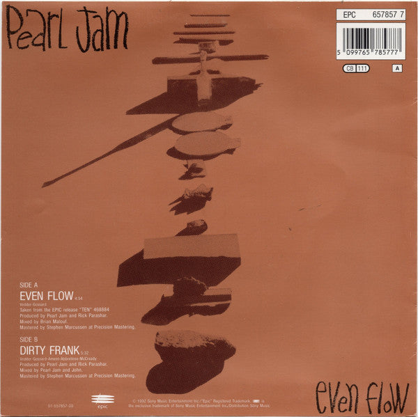 Pearl Jam : Even Flow (7", Single)