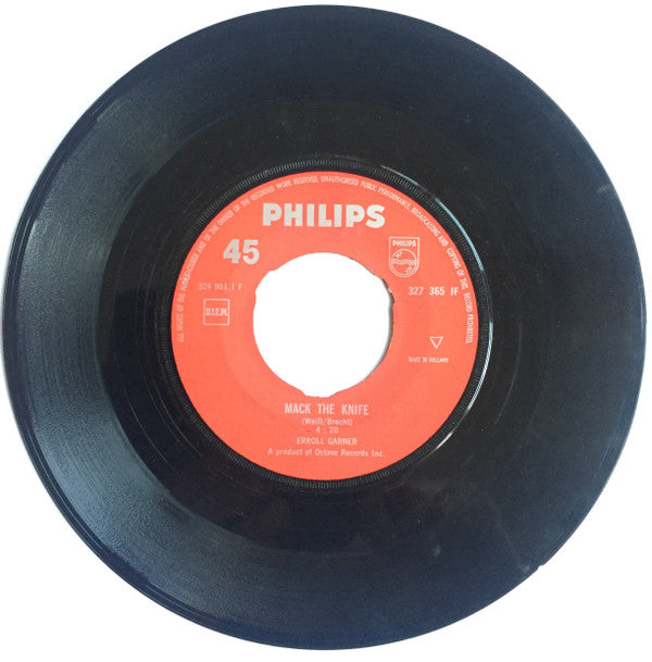 Erroll Garner : One World Concert  (7")