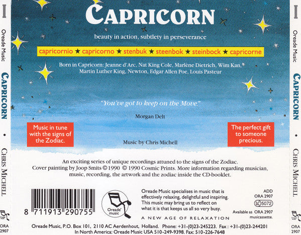Chris Michell : Capricorn (CD, Album)