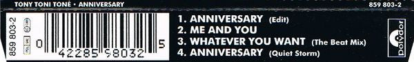 Tony! Toni! Toné! : Anniversary (CD, Maxi)