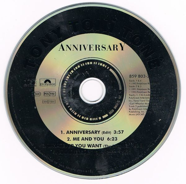 Tony! Toni! Toné! : Anniversary (CD, Maxi)