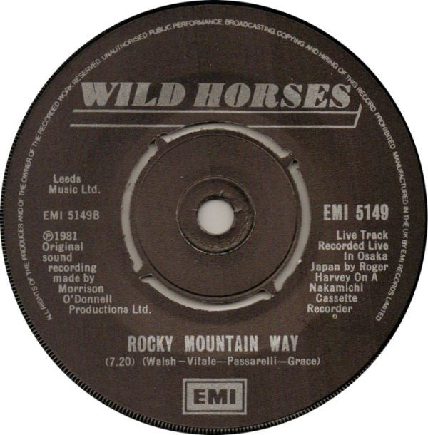 Wild Horses : I'll Give You Love (7", Single)