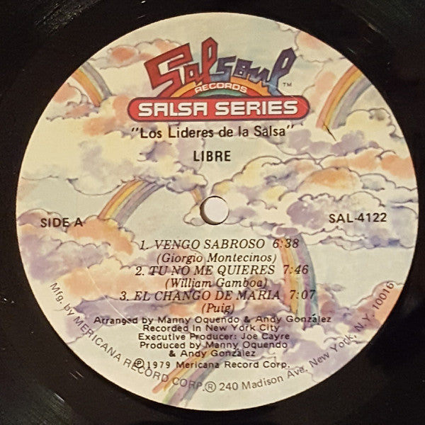 Libre : Los Lideres De La Salsa (LP, Album, RE, RP)