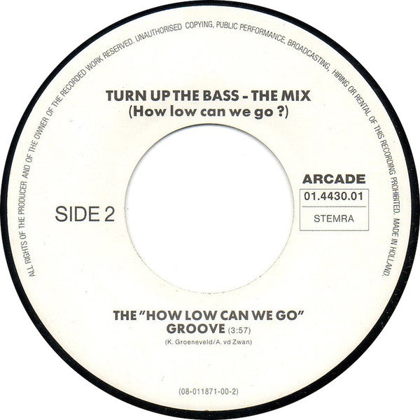 Various : Turn Up The Bass "The Mix" (7", Single)