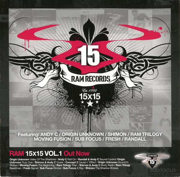 Various : Ram Records 15X15 Vol. 2 (CD, Album, Comp)