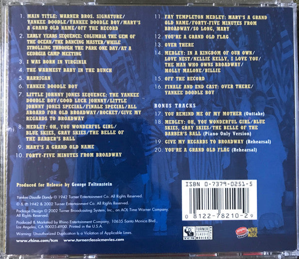 James Cagney : Yankee Doodle Dandy / Original Warner Bros. Motion Picture Soundtrack (CD, RE)