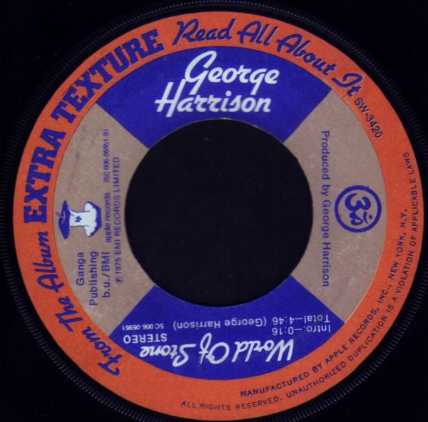 George Harrison : You (7", Single)