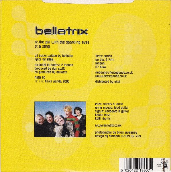 Bellatrix : The Girl With The Sparkling Eyes (7", Single)