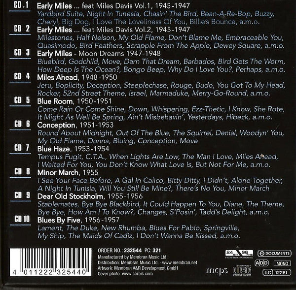 Miles Davis : Out Of The Blue (Box, Comp + 10xCD, Comp, Mono)