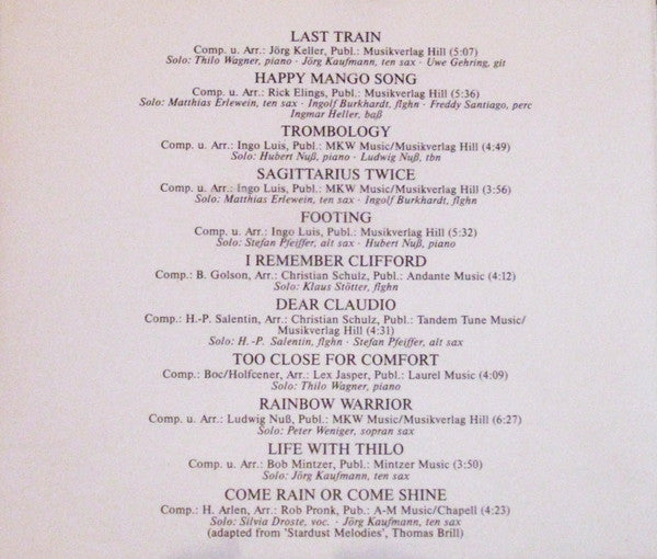 Thilo Berg Big Band : Footing (CD, Album)