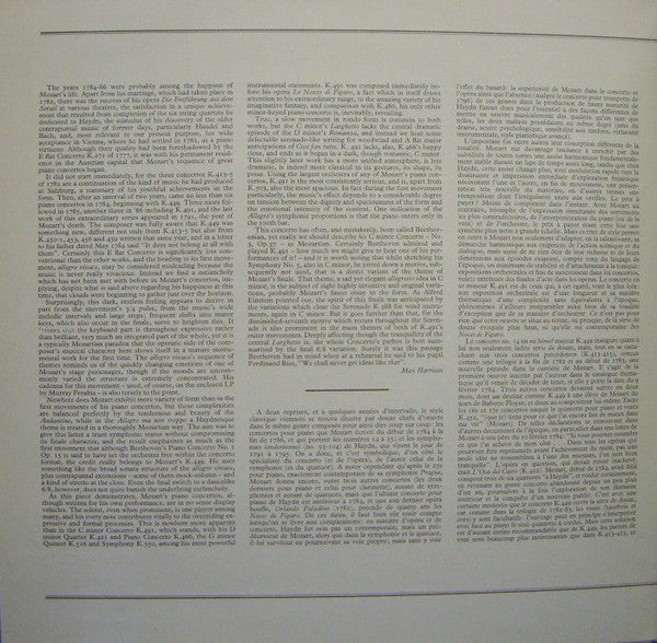 Murray Perahia - Mozart*, English Chamber Orchestra : Mozart Concerti N° 24. C Minor / C-moll / Ut Mineur. K.491 / N° • 14. E-flat / Es-dur / Mi Bémol. K.449 (LP)
