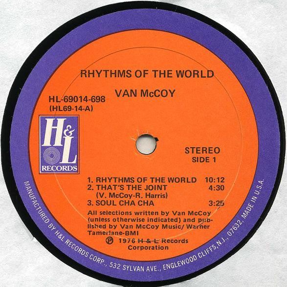 Van McCoy : Rhythms Of The World (LP, Album)