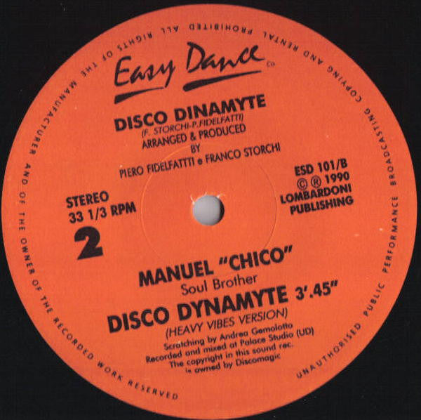 Manuel "Chico" Soul Brother : Disco Dinamyte (12")