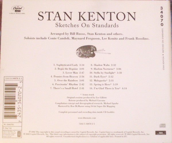 Stan Kenton : Sketches On Standards (CD, Album, RM)