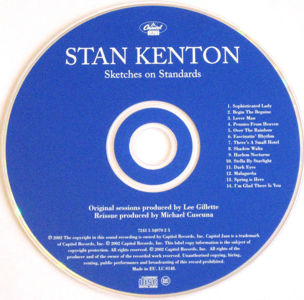Stan Kenton : Sketches On Standards (CD, Album, RM)