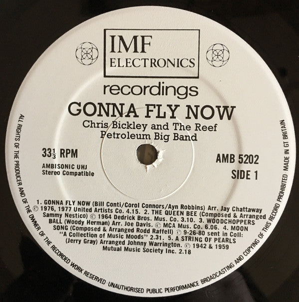 Chris Bickley and the Reef Petroleum : Gonna Fly Now in Concert at the Park Place (LP, Album)