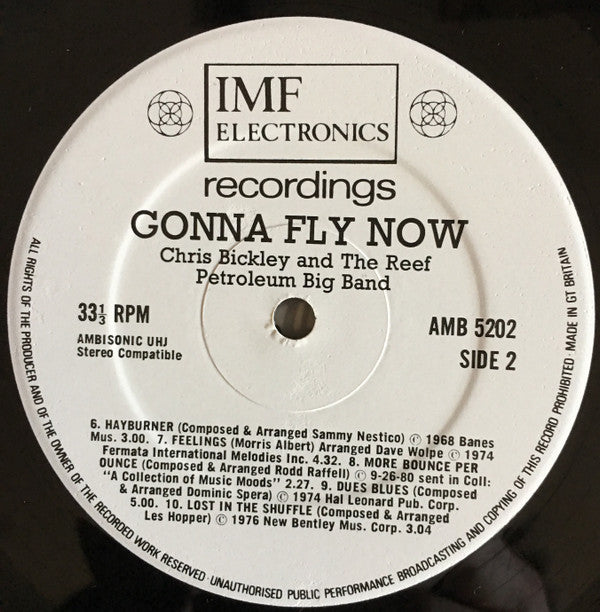 Chris Bickley and the Reef Petroleum : Gonna Fly Now in Concert at the Park Place (LP, Album)