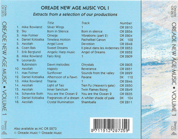 Various : New Age Music I (CD, Comp)